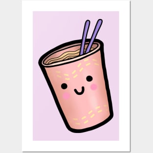 HAPPY LIL NOODLE CUP Posters and Art